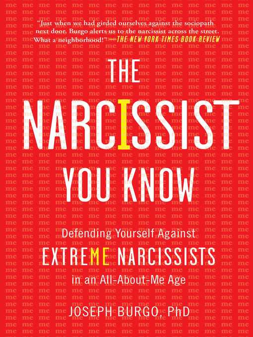 Title details for The Narcissist You Know by Joseph Burgo - Wait list